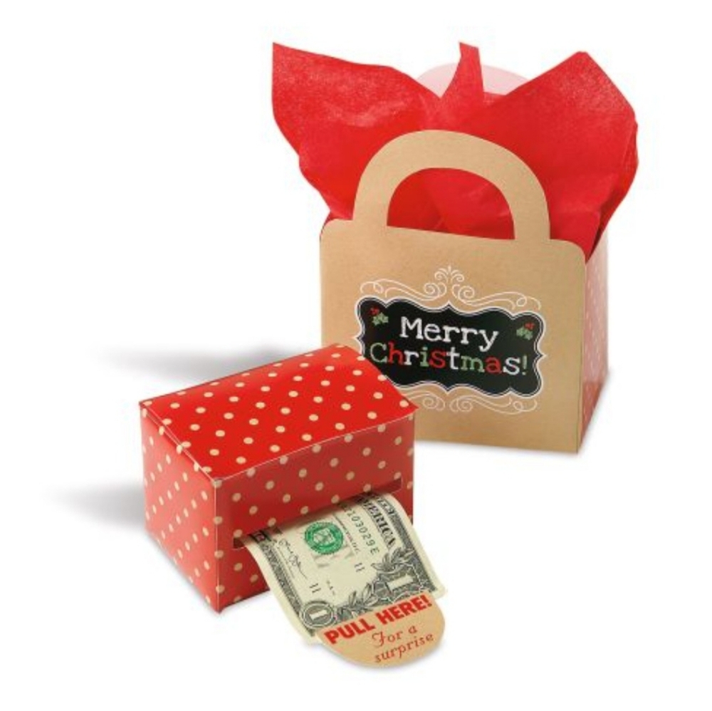 NEW Current Christmas Money Dispenser & Gift Box Set